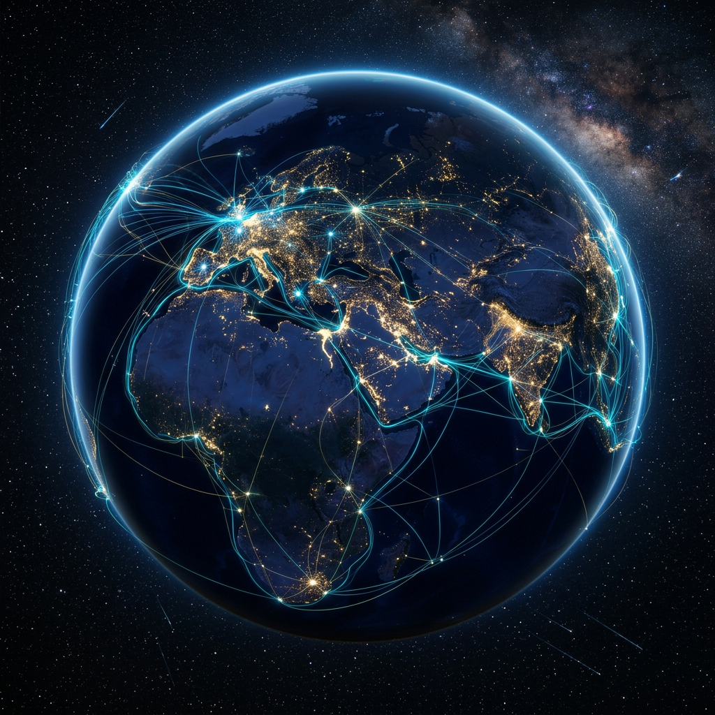 Intranet and internet illustration